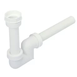 Sanivesk Ruimtebesparende Sifon Universeel Wit