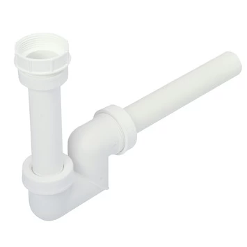 Sanivesk Ruimtebesparende Sifon Universeel Wit 1 Sanivesk Ruimtebesparende Sifon Universeel Wit