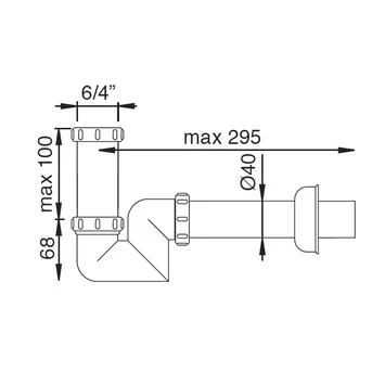 Sanivesk Ruimtebesparende Sifon Universeel Wit 2 Sanivesk Ruimtebesparende Sifon Universeel Wit - Afbeelding 2
