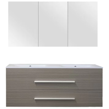 Style Badmeubelset Eiken Donkergrijs 120 Cm 1 Style Badmeubelset Eiken Donkergrijs 120 Cm