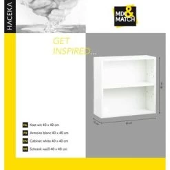 Haceka Mix&match Kast Wit 40x40 Cm -Badkamer Winkel 123 331