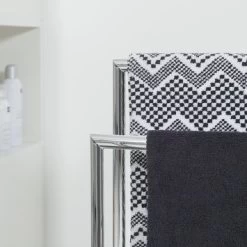 Sealskin Handdoekrek Tube Metaal Chroom -Badkamer Winkel 123 423