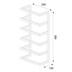 Sealskin Carré Handdoekrek Groot Zwart -Badkamer Winkel 123 445