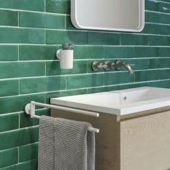 Tiger Handdoekhouder Urban 2-Armig Wit -Badkamer Winkel 123 454