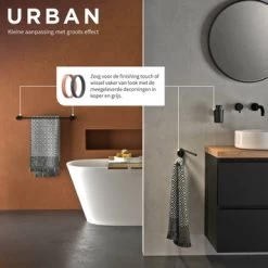 Tiger Handdoekhouder Urban 2-Armig Zwart 16 Tiger Handdoekhouder Urban 2-Armig Zwart -Badkamer Winkel 123 489