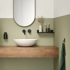 Tiger Planchet Colar 30 Cm Zwart -Badkamer Winkel 123 538