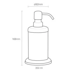 Sealskin Zeepdispenser Acero Taupe -Badkamer Winkel 123 600