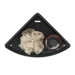 Tiger Hoekdouchemand Cooper 21 Cm RVS/zwart -Badkamer Winkel 123 726