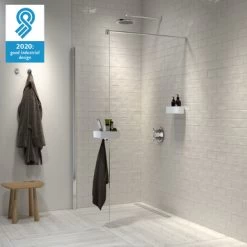 Tiger Douchemand Voor Douchewand 2-store Wit -Badkamer Winkel 123 741