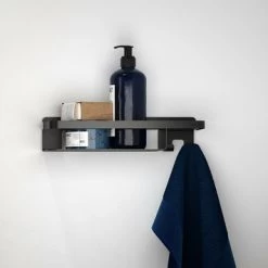 Tiger Douchemand Met Haak Caddy Zwart -Badkamer Winkel 123 755