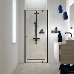 Tiger Douchemand Met Haak Caddy Zwart -Badkamer Winkel 123 756