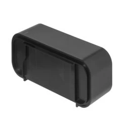 Tiger Wandrek/douchemand 2-store 25cm Zwart -Badkamer Winkel 123 764