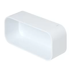 Tiger Wandrek/douchemand 2-store 25cm Wit -Badkamer Winkel 123 785