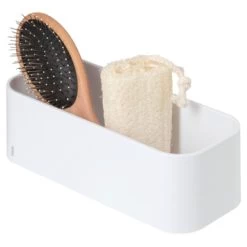 Tiger Wandrek/douchemand 2-store 25cm Wit -Badkamer Winkel 123 792