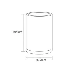 Sealskin Beker Grace Wit -Badkamer Winkel 123 839