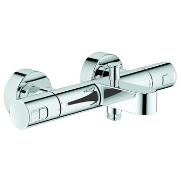 Grohe Thermostatische Badkraan Precision Joy Chroom 15 Cm 1 Grohe Thermostatische Badkraan Precision Joy Chroom 15 Cm