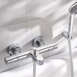 Grohe Thermostatische Badkraan Precision Joy Chroom 15 Cm 7 Grohe Thermostatische Badkraan Precision Joy Chroom 15 Cm -Badkamer Winkel 123 88