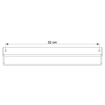 Sealskin Brix Wandrek Met Handdoekrek 55 Cm Zwart 3 Sealskin Brix Wandrek Met Handdoekrek 55 Cm Zwart - Afbeelding 3