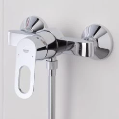 Grohe Douchekraan Start Loop Chroom 15 Cm 6 Grohe Douchekraan Start Loop Chroom 15 Cm -Badkamer Winkel 123 96